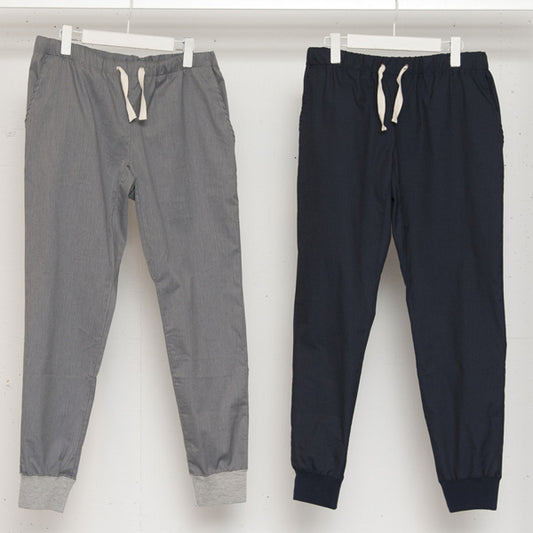 ピンストライプ イージーパンツ