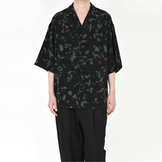 DECHINE BIG S/S SHIRT INKJET FEATHER