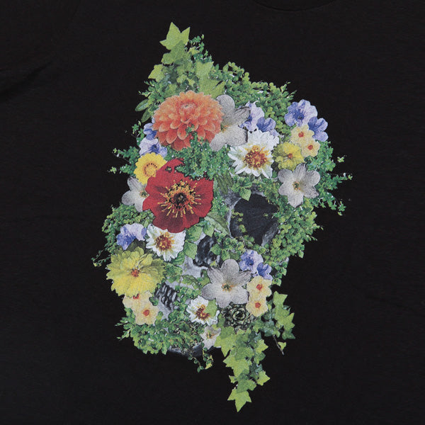 S/SL ラフィー天竺TEE (BOTANICAL SKULL)