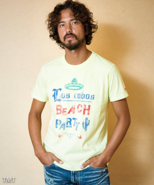 S/SL ラフィー天竺TEE (BEACH PARTY)