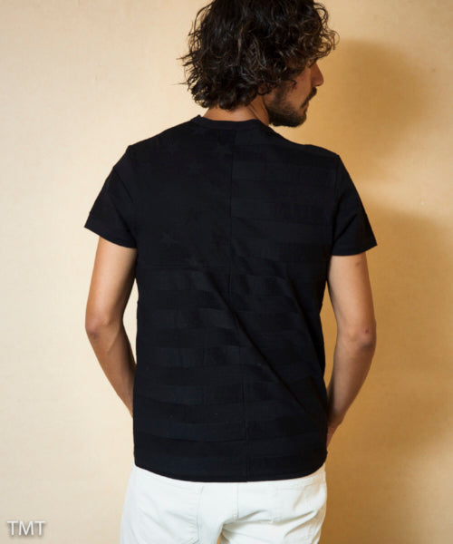 S/SL LINKS JACQUARD STAR BORDER