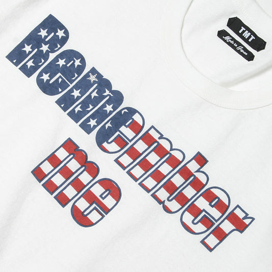 S/SL ラフィー天竺TEE (U.S.FLAG REMEMBER ME)