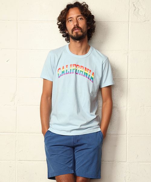 S/SL ラフィー天竺TEE (RAINBOW)