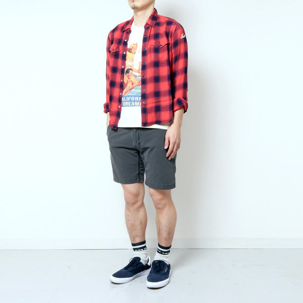 S/SL ラフィー天竺TEE (VINTAGE POSTER)