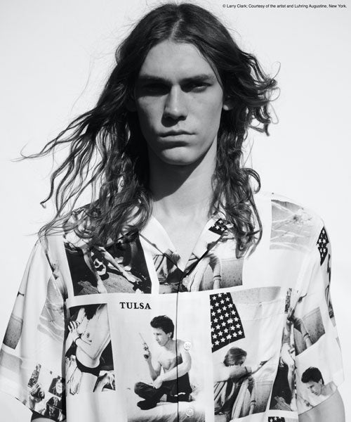 LARRY CLARK TULSA / S/S HAWAIIAN SHIRTS (TYPE-2)