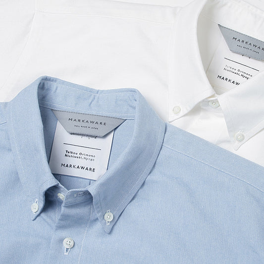 POLO COLLAR SHIRTS REGULAR ORGANIC SELVEDGE OXFORD