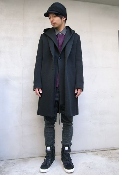 カシミヤ混ニットフラノ キャップ