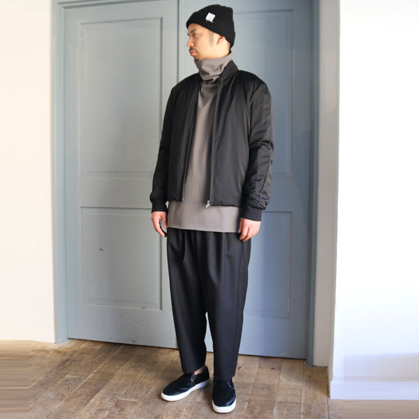 クールマックスモクロディスウェード タートルネック長袖