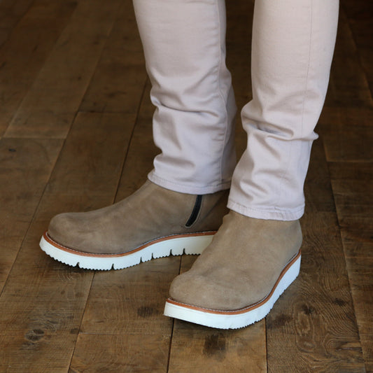 オイルスーパーバックスウェード ワンピースブーツグロクシー