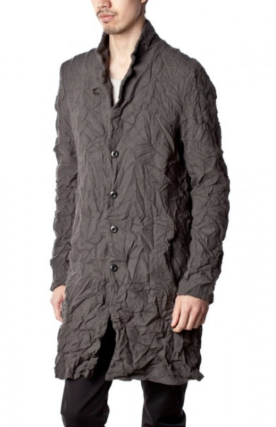 クラッシュPe/W/Coツイード ロングコート