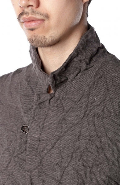 クラッシュPe/W/Coツイード ロングコート