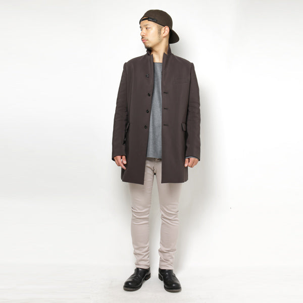 Co/Pe平三重 ロングジャケット