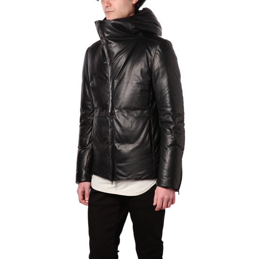 グローブラムレザー フーデッドダウン