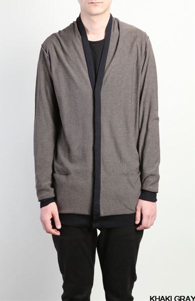 プレーティングハイゲージニット カーディガン