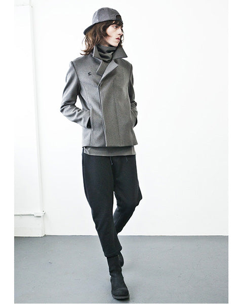 カシミヤ混ニットフラノ ベースボールキャップ