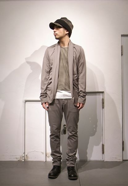 コットンモダールストレッチデニム ジョッパーズパンツ