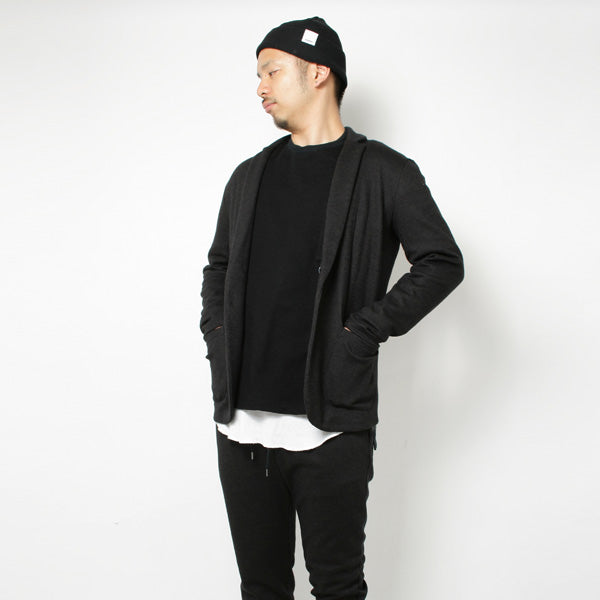 リーフジャガード天竺 クルーネック L/S