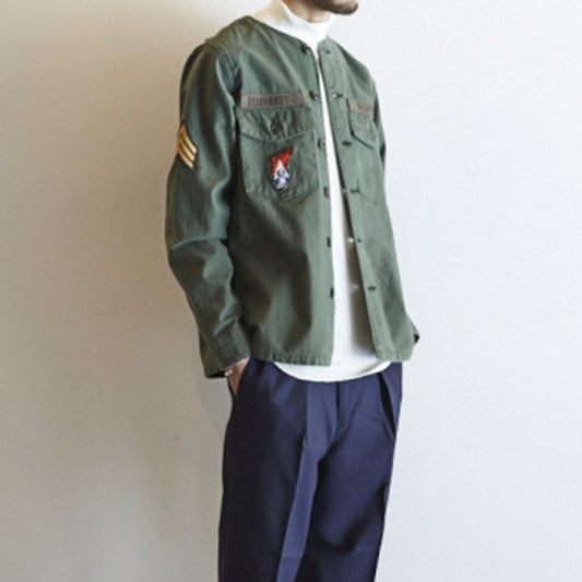 COLLARLESS JL UTILITY SHIRTS