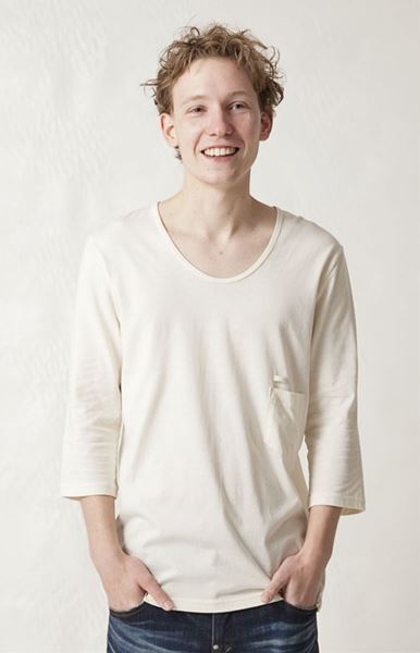 バイオシルキー クルーネック7分袖