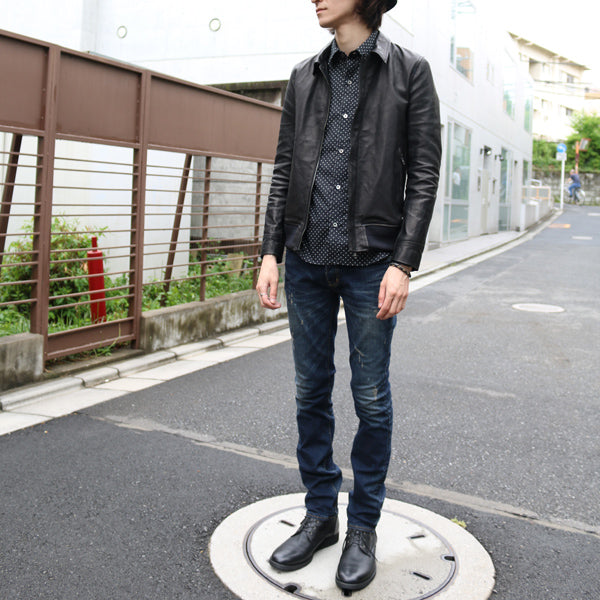 HICOUNT POPLIN ドットシャツ