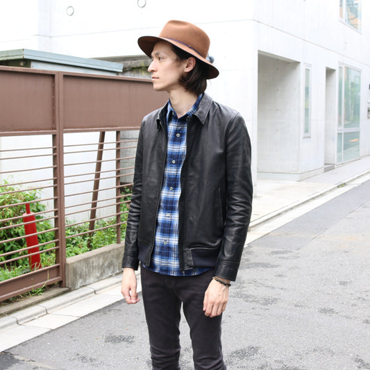 OIL WAX CALF シングルライダース