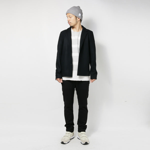 ヌバック ベルクロハイカットスニーカー