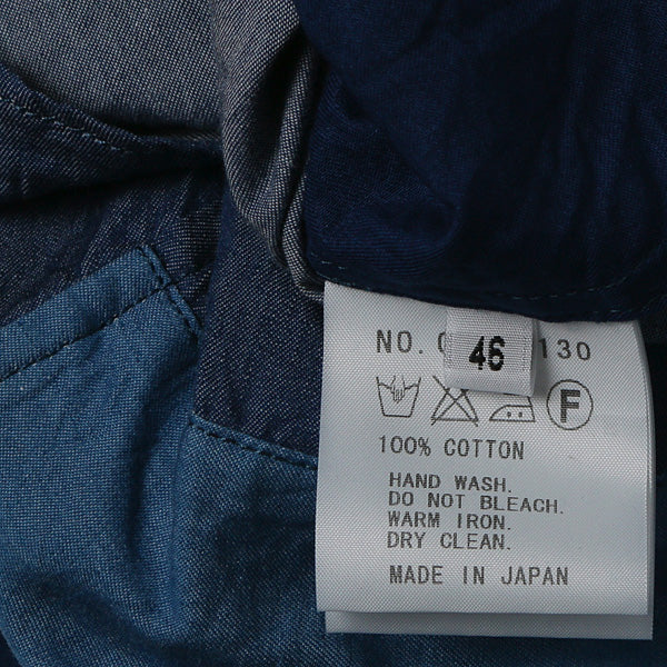 アシンメトリー ガンパッチシャツ