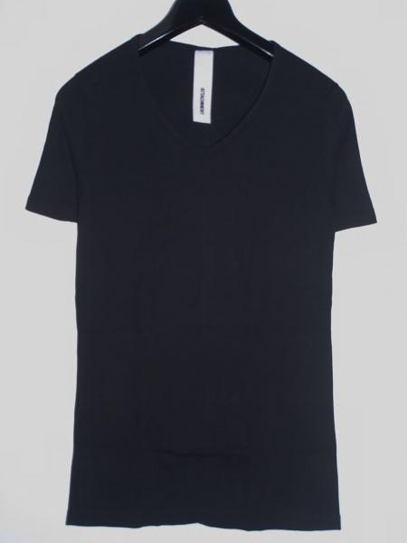 プリモアフライス Vネック 半袖 (WHITE/BLACK)