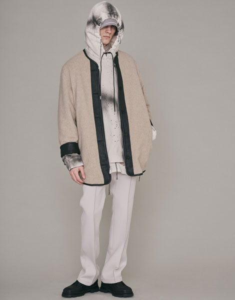 NY TAFFETA RANDOM BONDING CLOTH BUCKET HAT