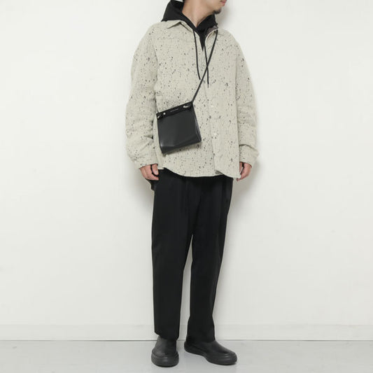 COW LEATHER SHOULDER POUCH