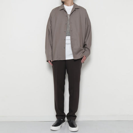 WOOL TWILL L/S SHIRTS