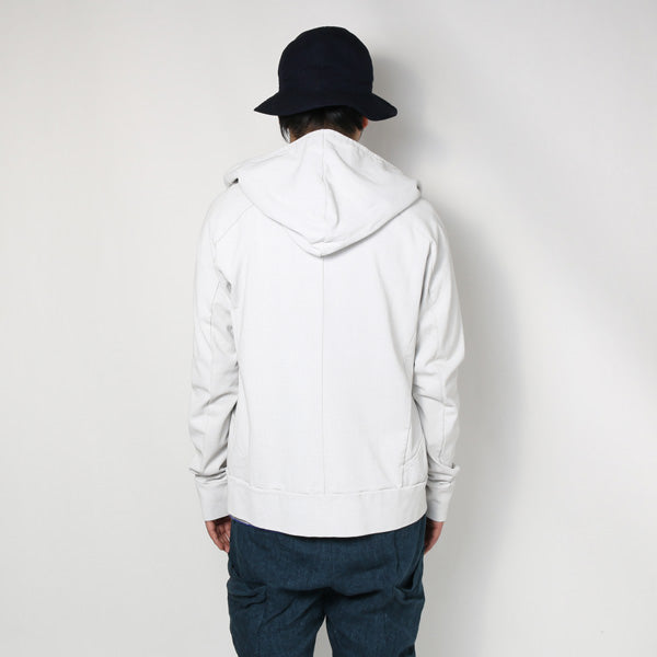 コーティング度詰天竺 ZIP UP パーカ