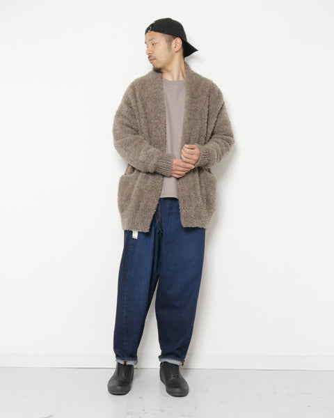 11ozオールドストレートデニム オーバーサイズラップパンツ