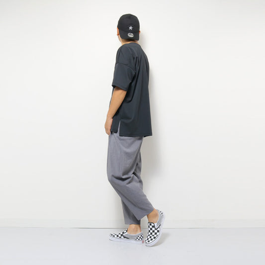 ライトマットストレッチジャージ クルーネックドルマンS/S