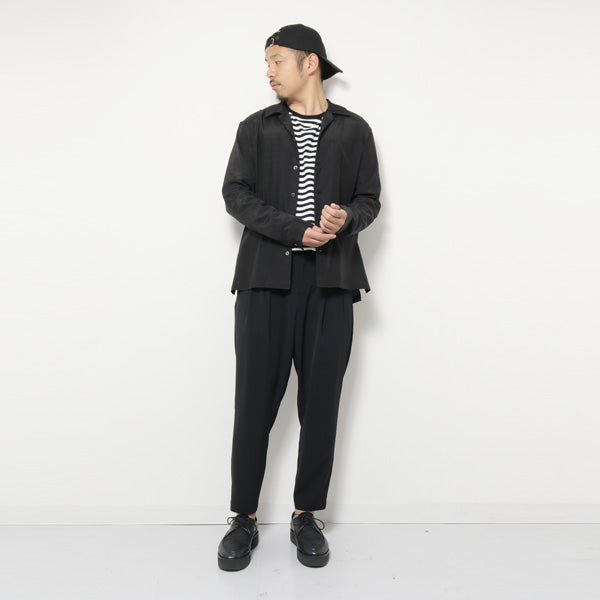 Cu/Coローン オープンカラーシャツL/S