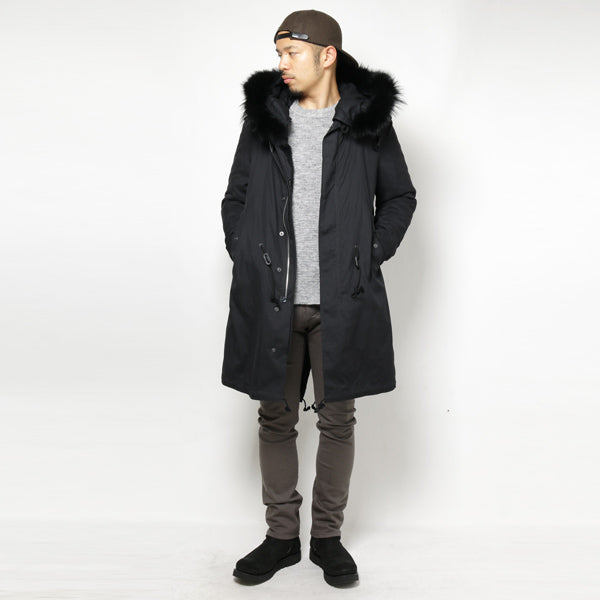 ムラ糸ストレッチデニム スーパースリム製品染め