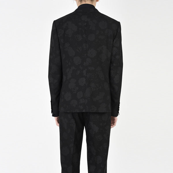 WOOL GABARDINE ROSE MIX 1B JACKET