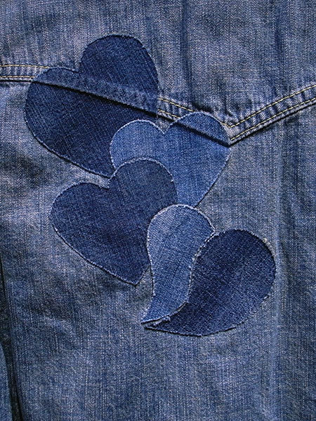 Denim Western(Skull Studs)