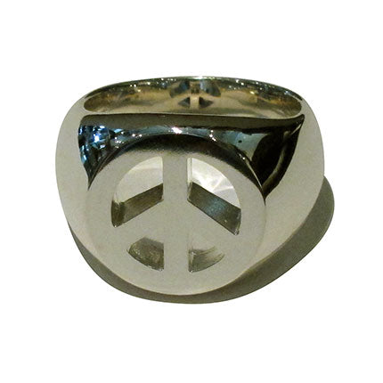 peace mark ring