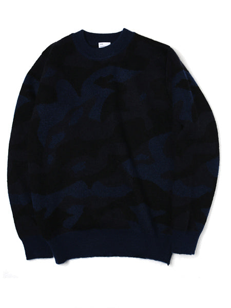 CAMOUFLAGE CREWNECK KID MOHAIR WOOL