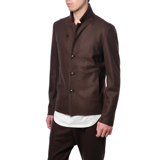 カシミヤ混ニットフラノ 3Bジャケット