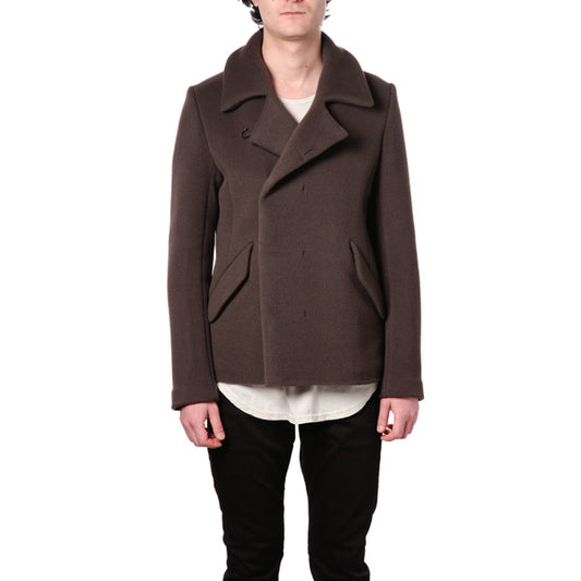 カシミヤ混Wフェイスビーバー ショートPコート