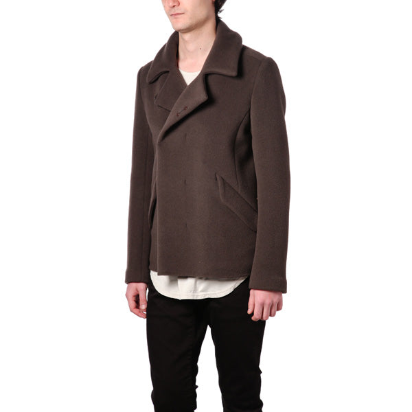 カシミヤ混Wフェイスビーバー ショートPコート