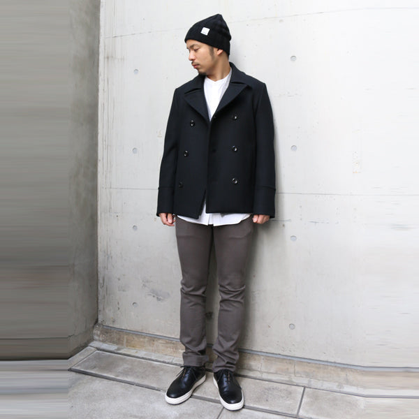 100/2タイプライター バンドカラーシャツL/S