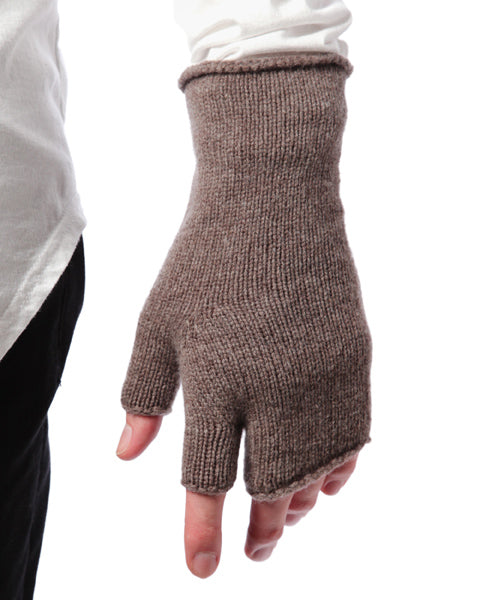 ラムウール フィンガーレスグローブ