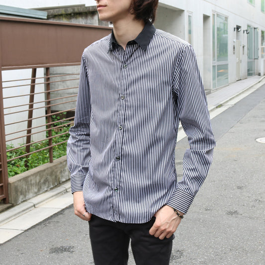 BROAD STRIPE クレリックシャツ