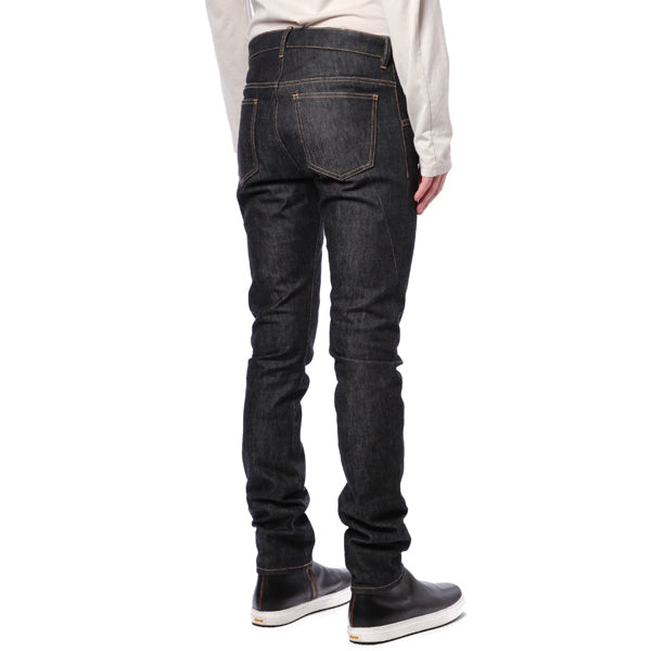 12ozストレッチデニム カーブストレートパンツ