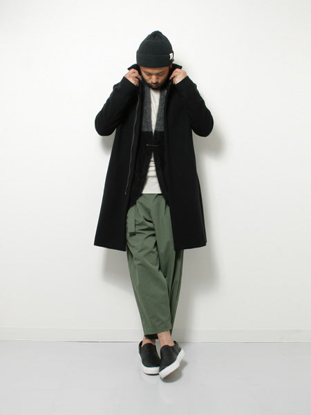 ウォッシャブルウール天竺 クルーネックL/S