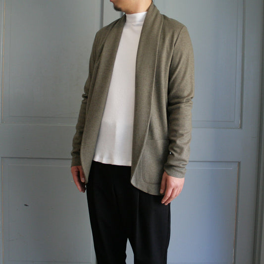 ウールフランネルスムース ストールジャケット