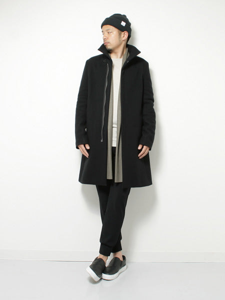 ウールフランネルスムース ストールコート